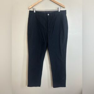 Frank And Oak Size 36 Men's Black Pants